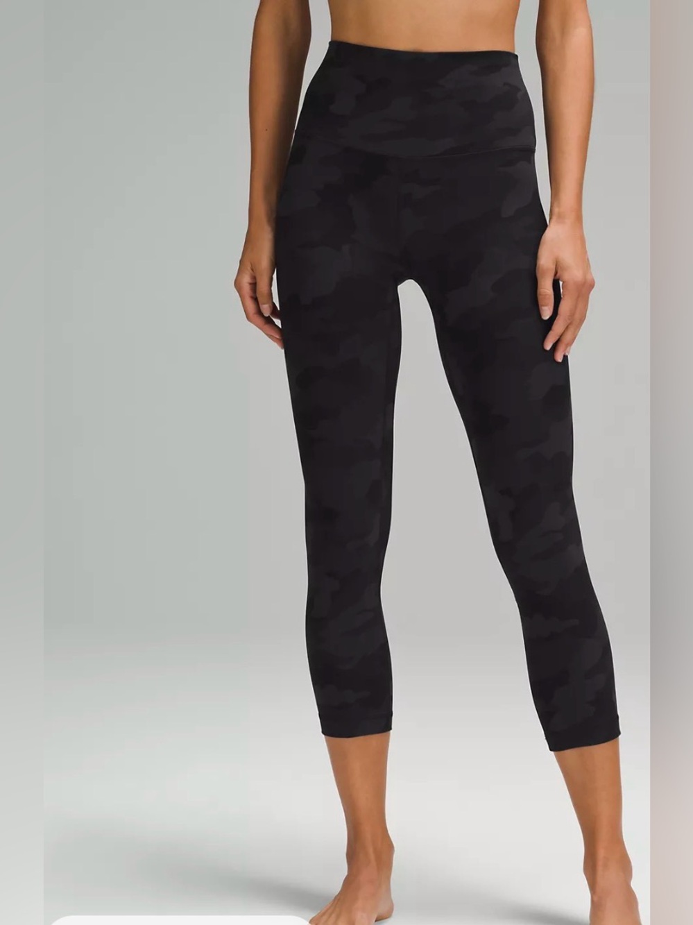 Lululemon Align High-Rise Crop 21” Camo Print